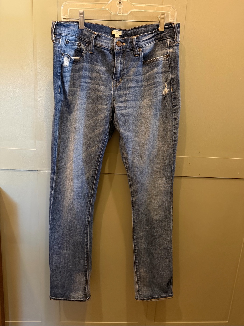 J. Crew Women's Distressed Skinny Jeans